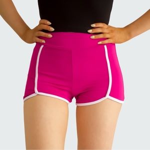 🎉HP🎉 Contrast Shorts - Hot Magenta
